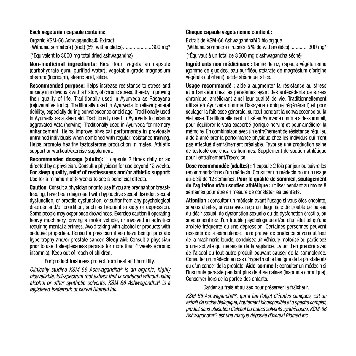 Webber Naturals Ashwagandha 3,600 mg – 120 Vegetarian Capsules