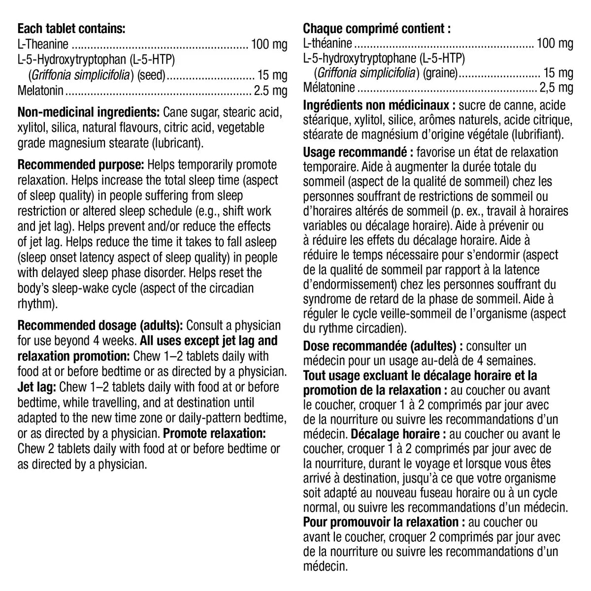 Webber Naturals Super Sleep – 90 Chewable Tablets