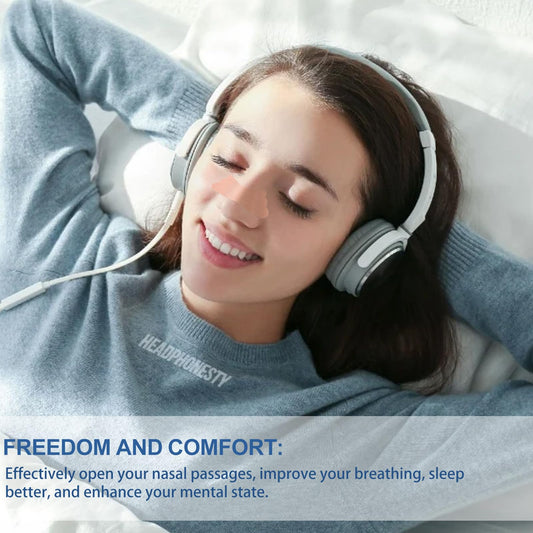 50Pcs Nasal Strips for Snoring, Extra Strength Nose Strips Breathing, Nose Tape for Sports and Sleep, Anti Snoring Strips Help Stop Snoring and Nasal Congestion Relief