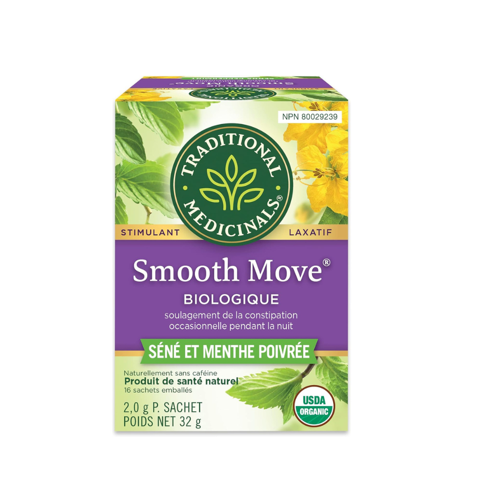 Traditional Medicinals Organic Peppermint Herbal Tea – Senna & Fennel Blend