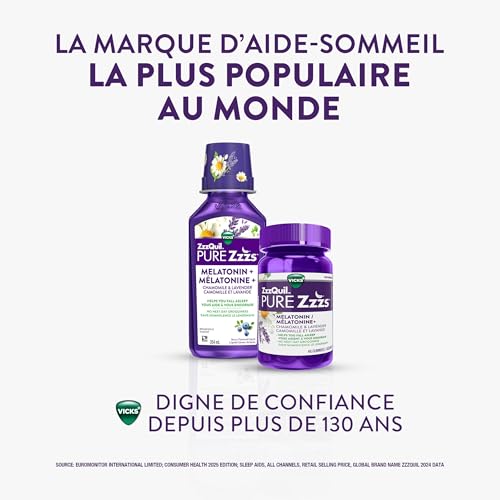 Vicks ZzzQuil PURE Zzzs Melatonin Sleep Aid Gummies – 48 Count