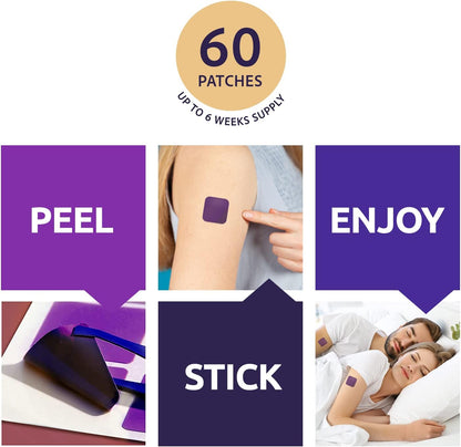 Sleep Patches for Adults – Upgraded, Easy-to-Use 60-Patch Set