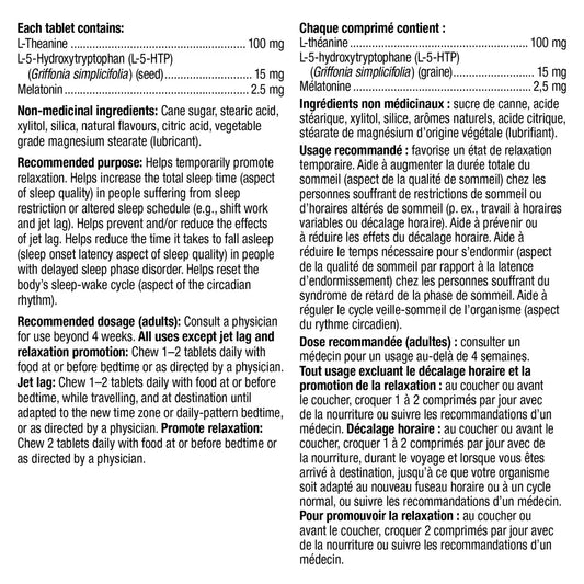 Webber Naturals Super Sleep – 90 Chewable Tablets