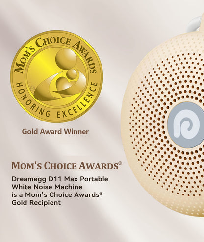 Dreamegg White Noise Machine - Portable Sound Machine for Baby Adult, Features Powerful Battery, 21 Soothing Sounds for Sleeping, Rechargeable Sleep Aid Sound Machine Baby for Home Travel Nursery Gift