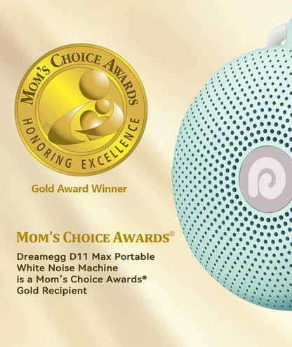 Dreamegg White Noise Machine - Portable Sound Machine for Baby Adult, Features Powerful Battery, 21 Soothing Sounds for Sleeping, Rechargeable Sleep Aid Sound Machine Baby for Home Travel Nursery Gift