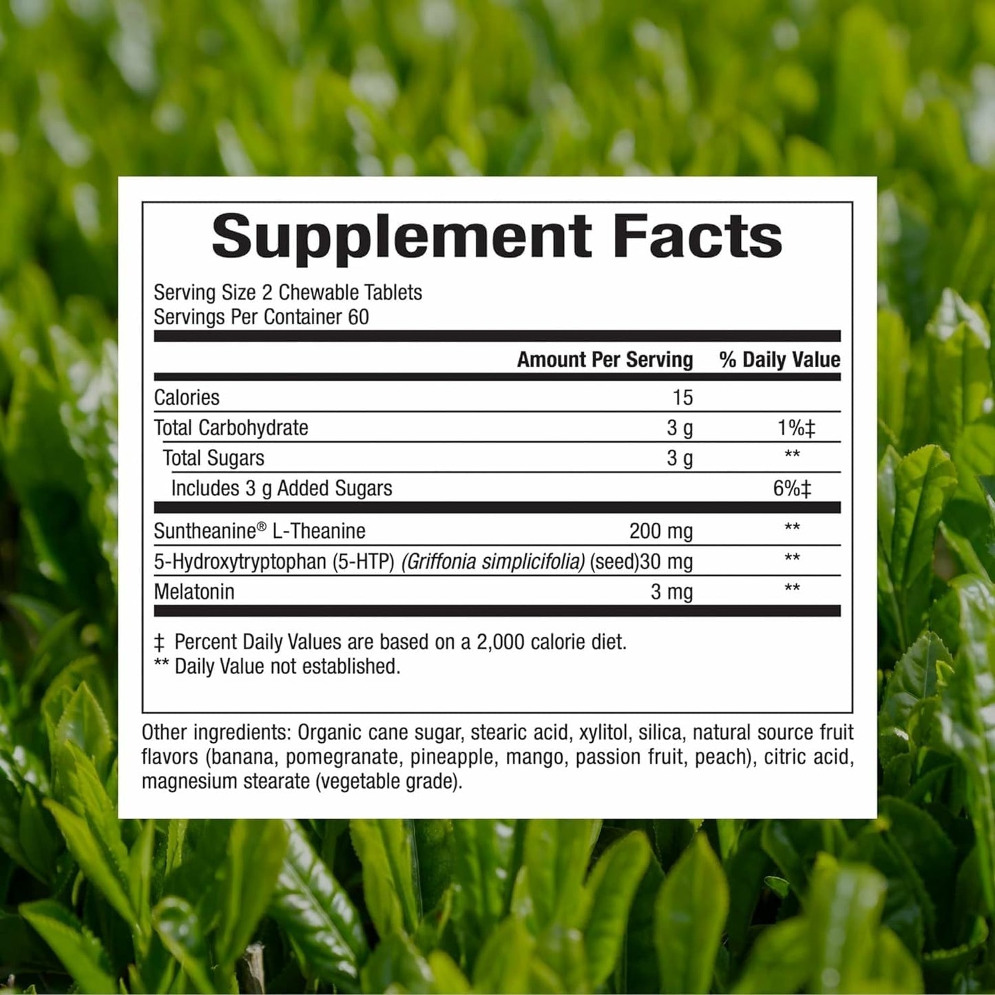 Natural Factors - Stress-Relax Tranquil Sleep, 5-HTP, Suntheanine & Melatonin, 120 Chewable Tablets