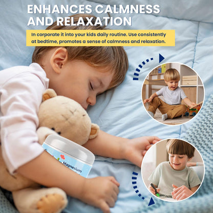 Magnesium Lotion for Kids Sleep & Calm – Natural Bedtime Relaxation for Babies, Toddlers & Juniors (100 mL)