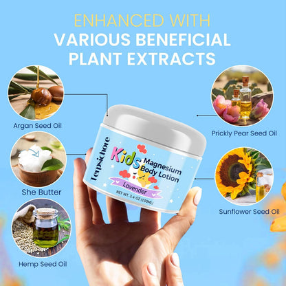 Magnesium Lotion for Kids Sleep & Calm – Natural Bedtime Relaxation for Babies, Toddlers & Juniors (100 mL)