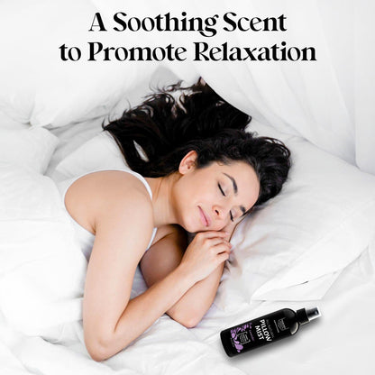Aromasong Lavender Pillow Spray - All Natural Calming Linen & Bedtime Mist for Deep Sleep - Aromatherapy Botanical Essential Oils for Sleeping - for Relaxing Stress Fragrance Scent