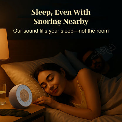 Housbay White Noise Machine with 31 Soothing Sounds, 5W Loud Stereo Sound, Auto-Off Timer, Adjustable Volume, Sleep Sound Machine for Baby, Kid, Adult -Wood Grain