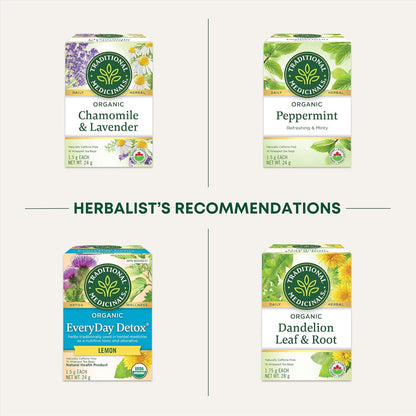 Traditional Medicinals Organic Peppermint Herbal Tea – Senna & Fennel Blend